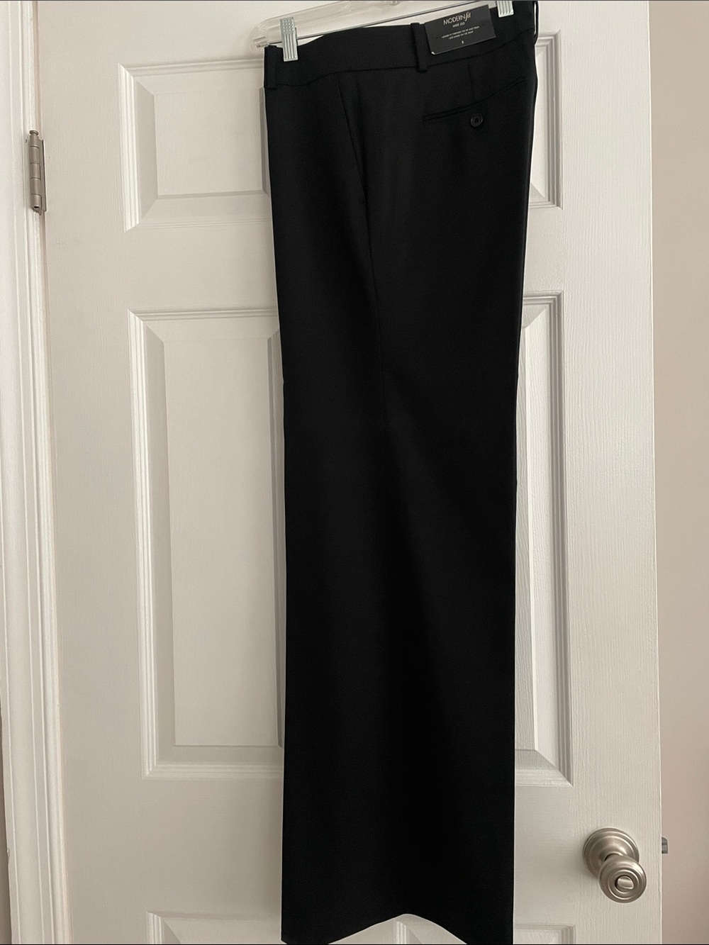 Ann Taylor Black Wide-Leg Dress Pants